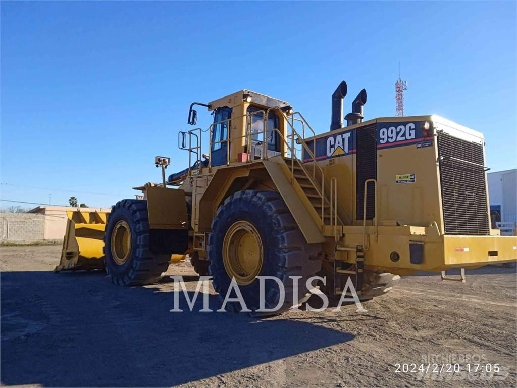 CAT 992G Gumikerekes homlokrakodók