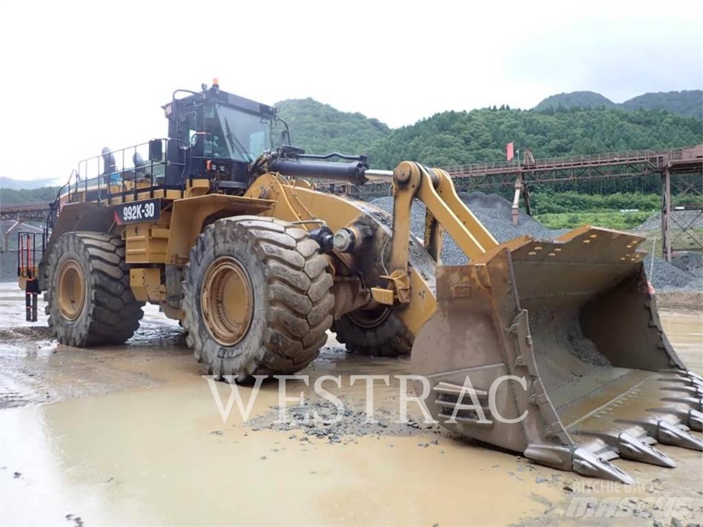 CAT 992KLRC Gumikerekes homlokrakodók