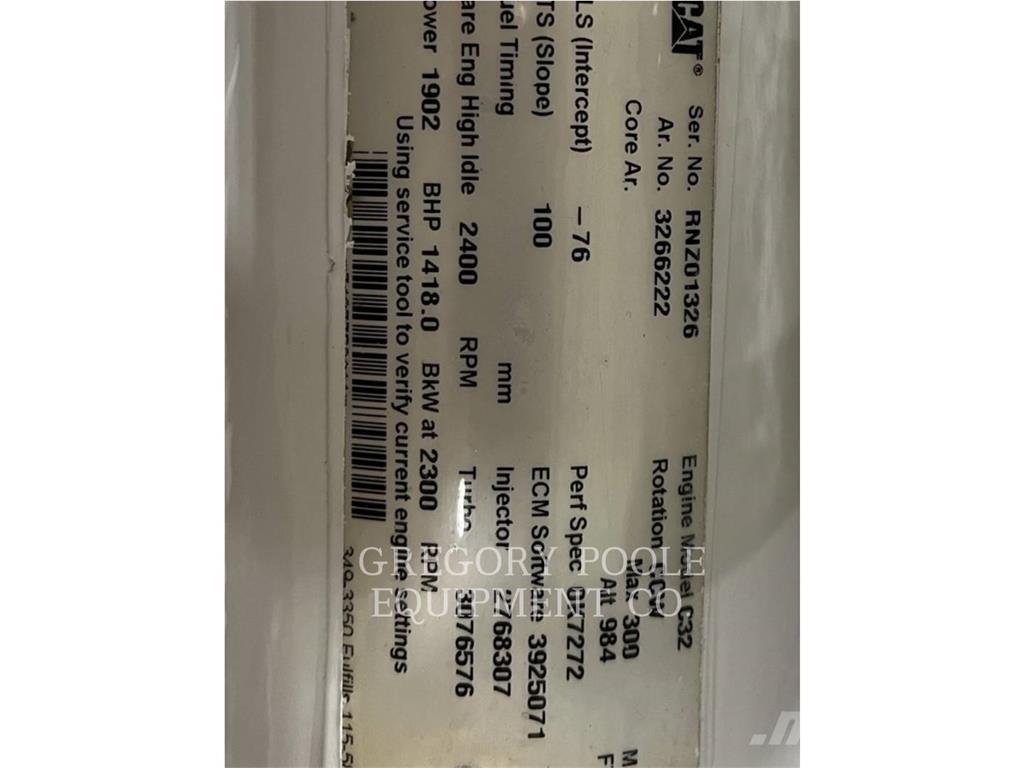 CAT C32 Tengeri segédmotorok