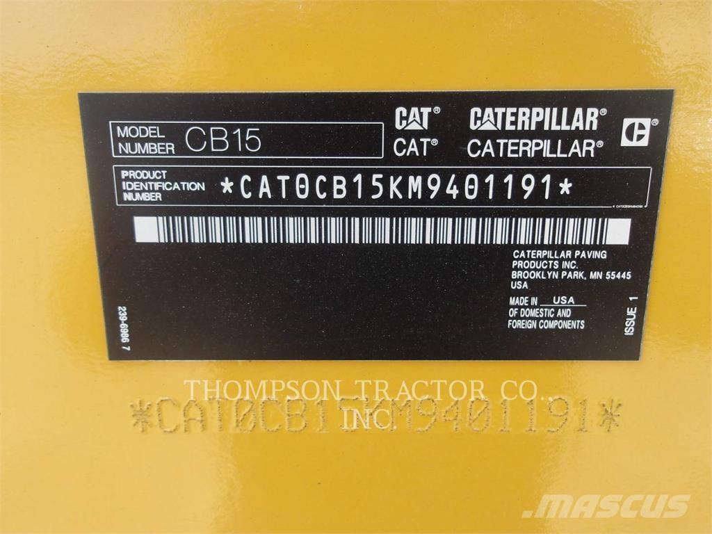 CAT CB 15 Ikerdobos hengerek