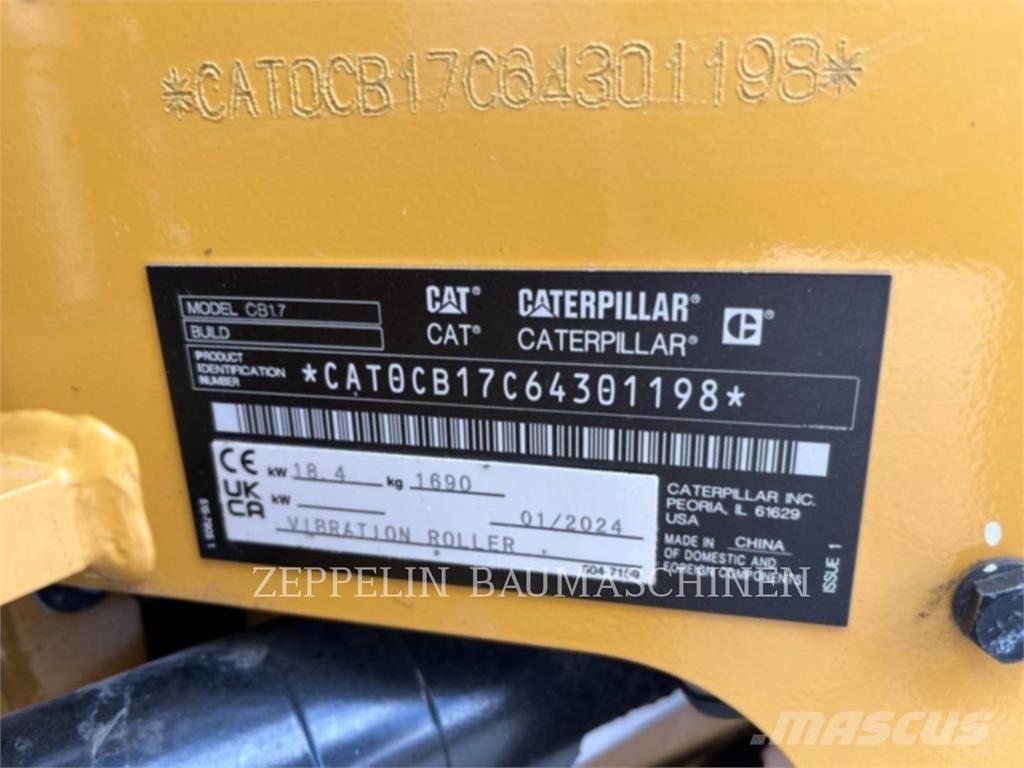 CAT CB1.7 Talajtömörítő gépek