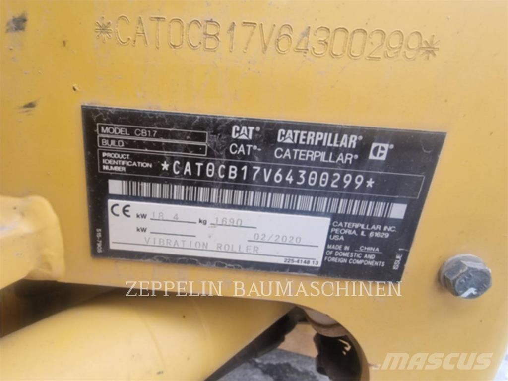 CAT CB1.7 Talajtömörítő gépek