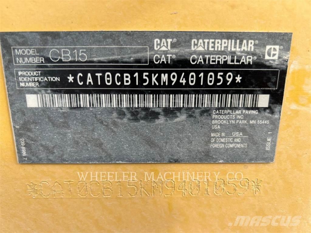 CAT CB15 CW VV Ikerdobos hengerek