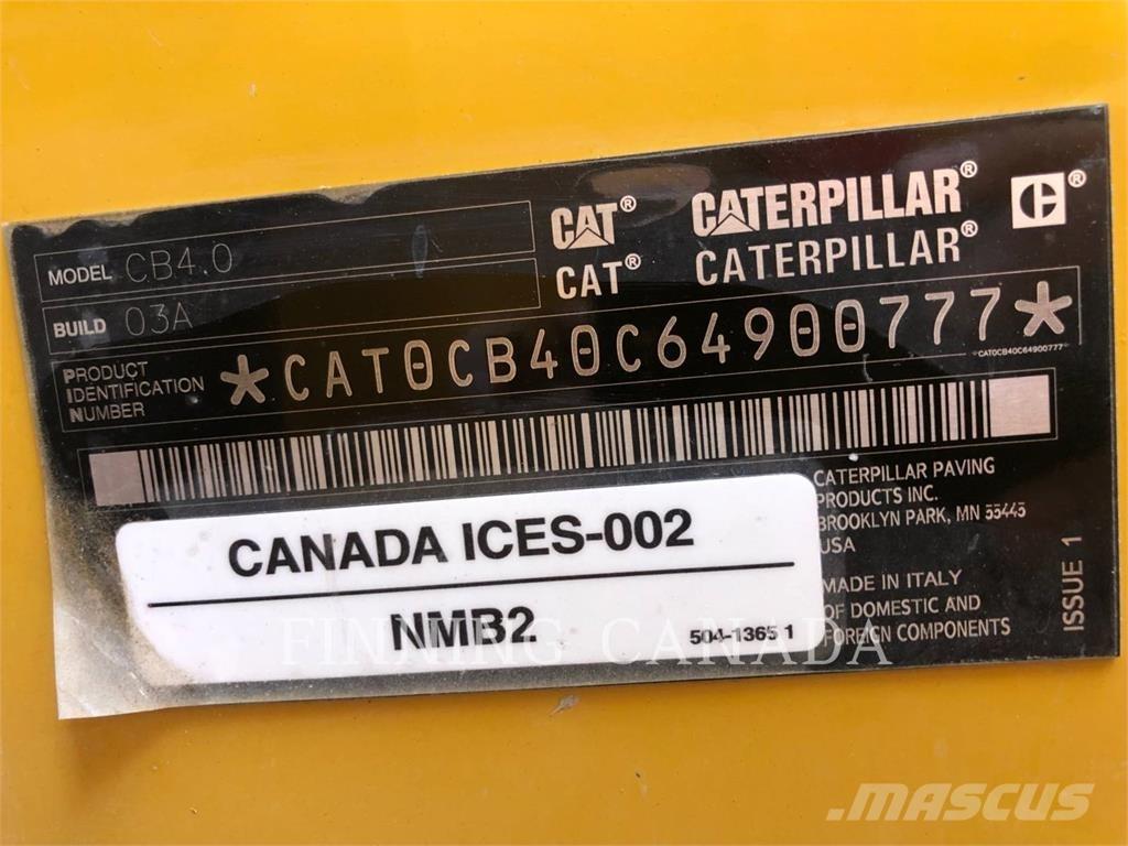 CAT CB4.0-03 Talajtömörítő gépek