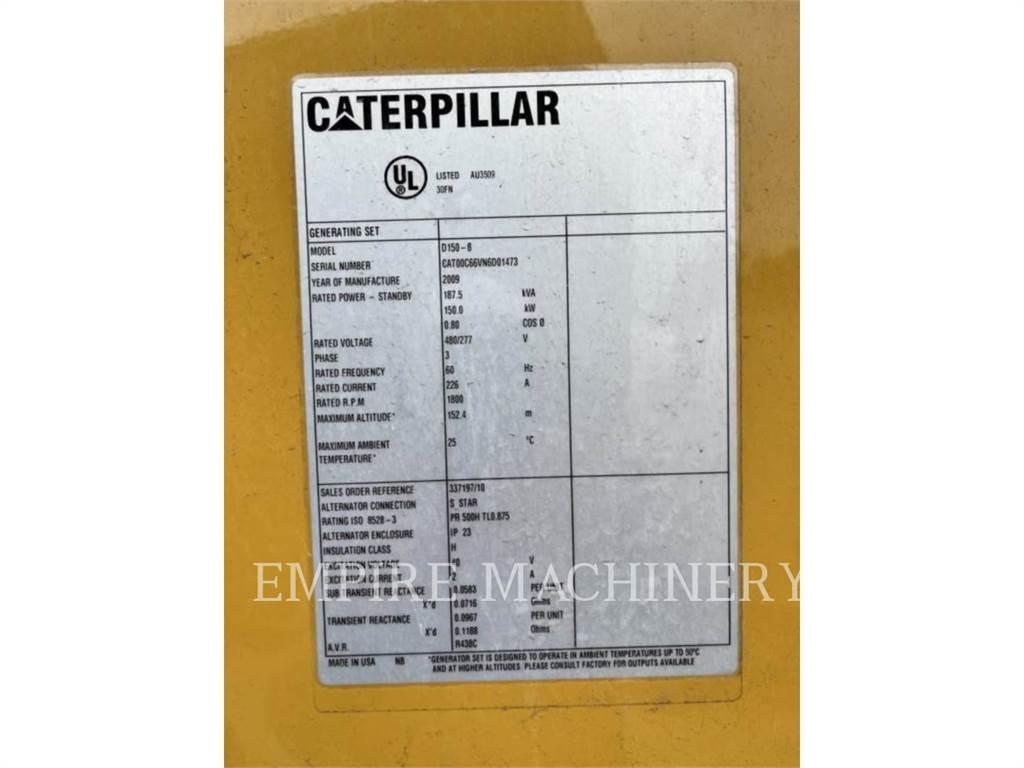 CAT D150 Dízel áramfejlesztők