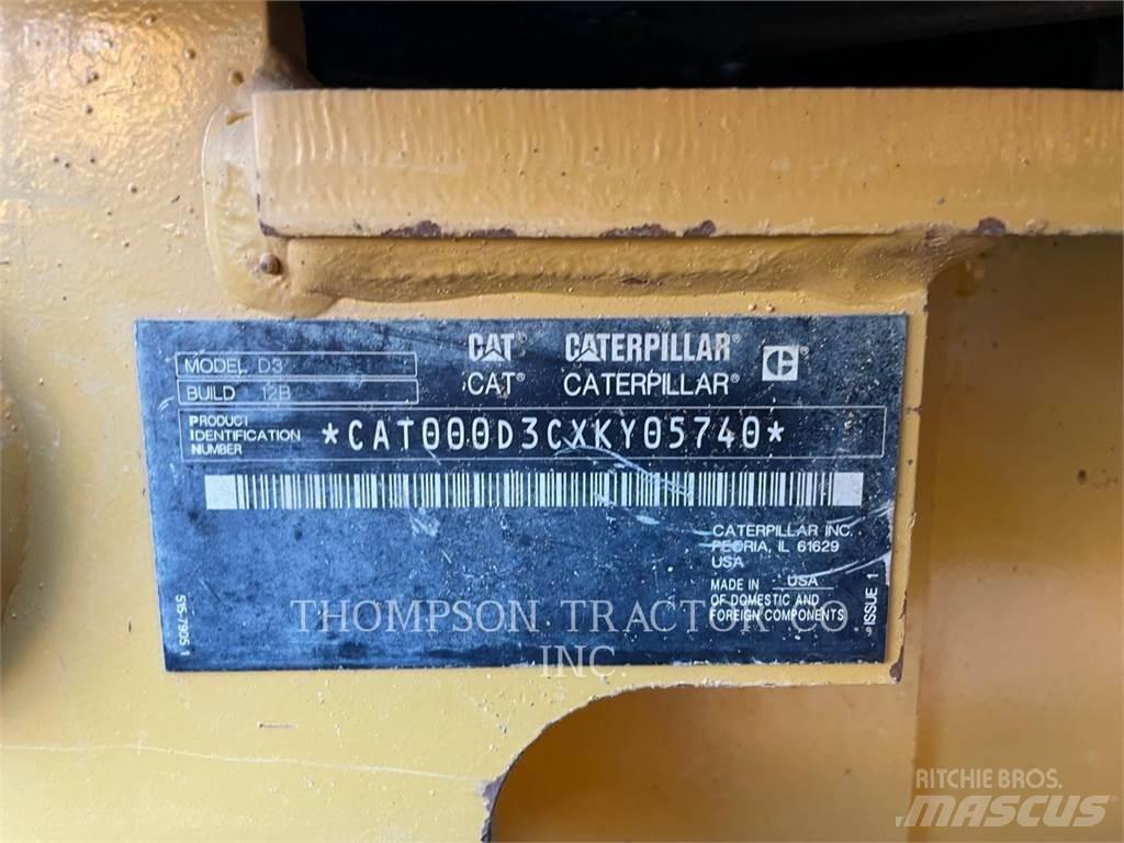 CAT D3 lánctalpas dózerek