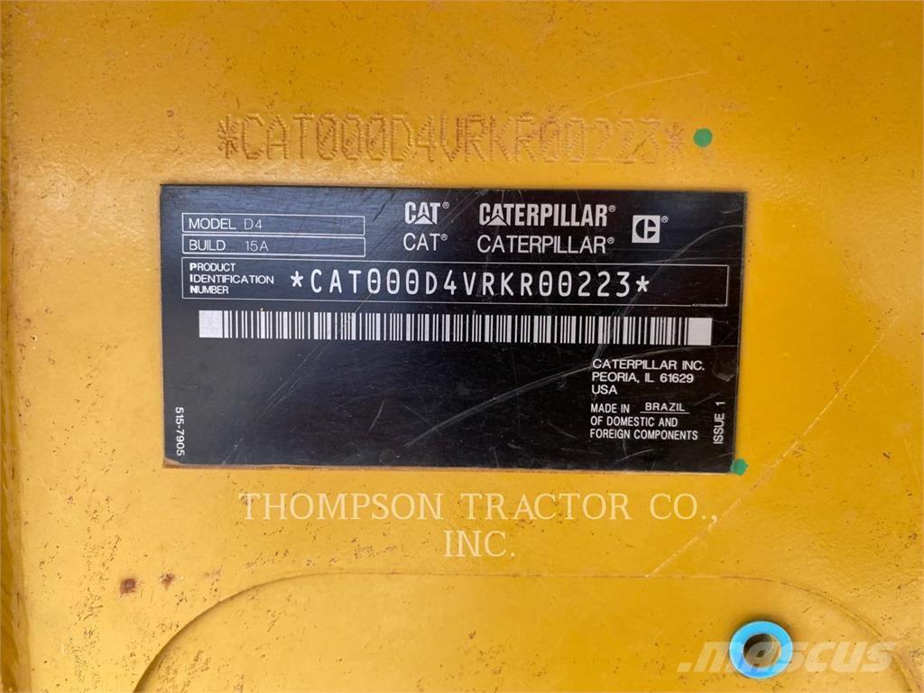 CAT D4 VP lánctalpas dózerek
