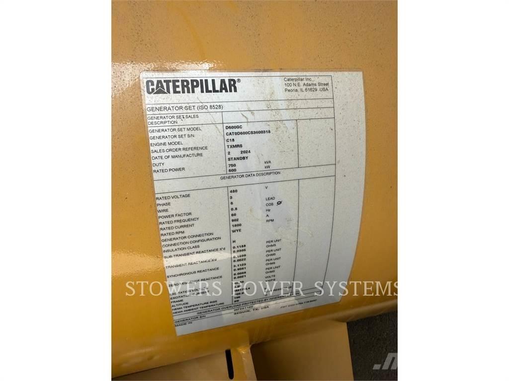 CAT D600GC Dízel áramfejlesztők