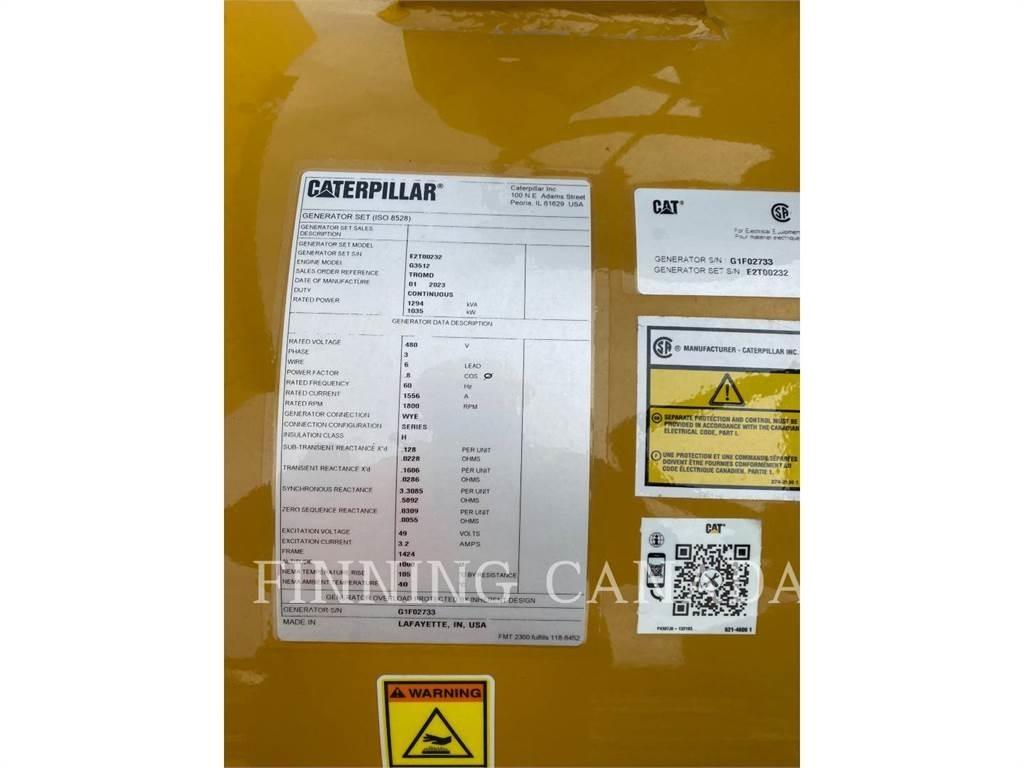 CAT G 3512 Dízel áramfejlesztők