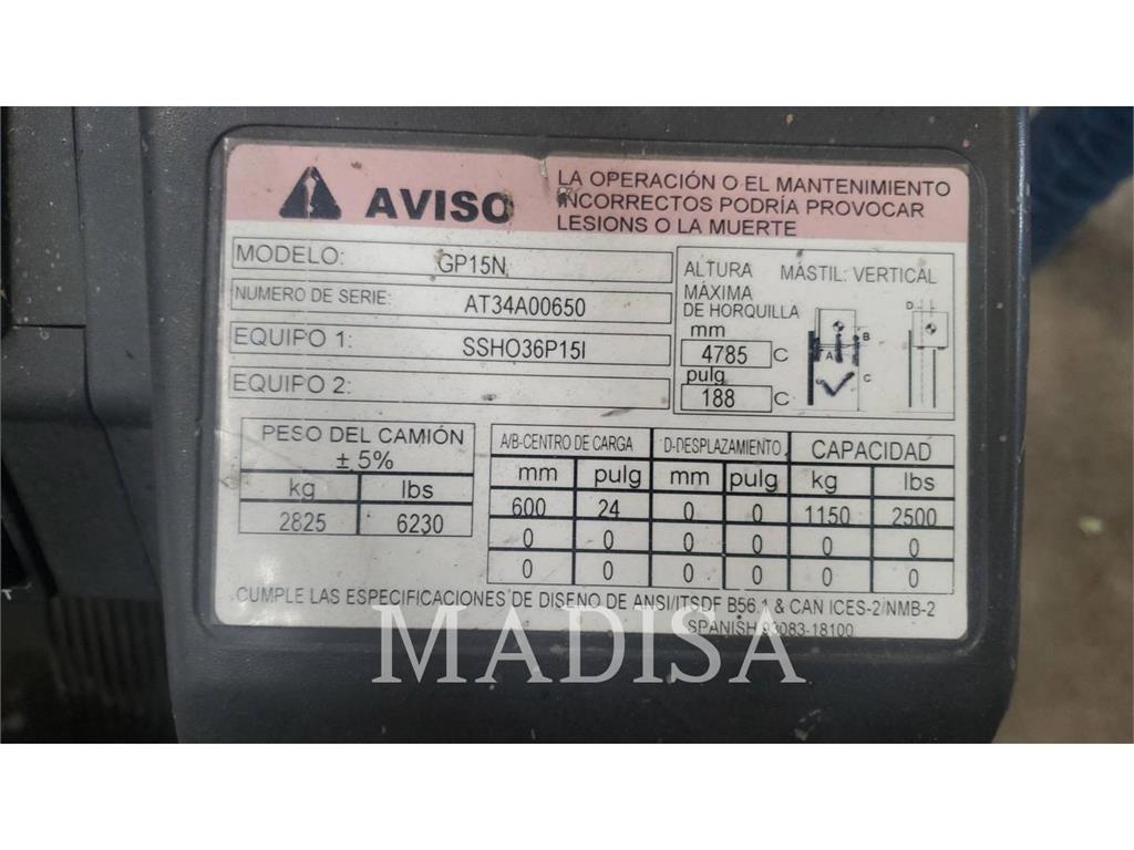 CAT GP15N5-LE Gázüzemű targoncák