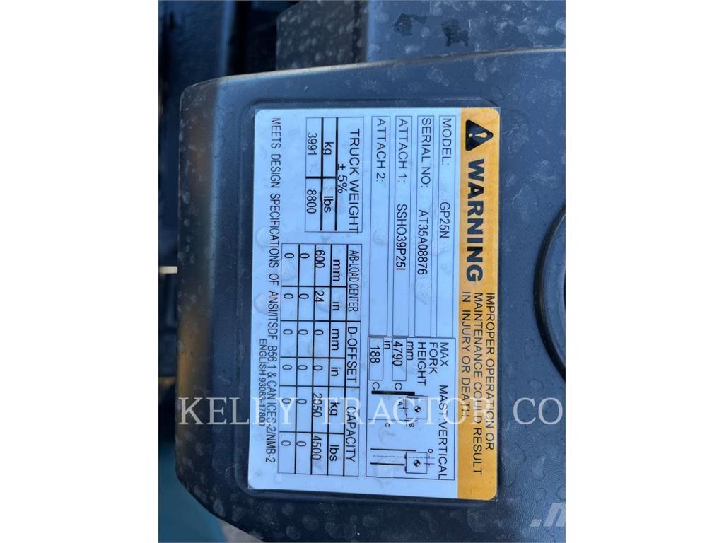 CAT GP25N Targoncák-Egyéb