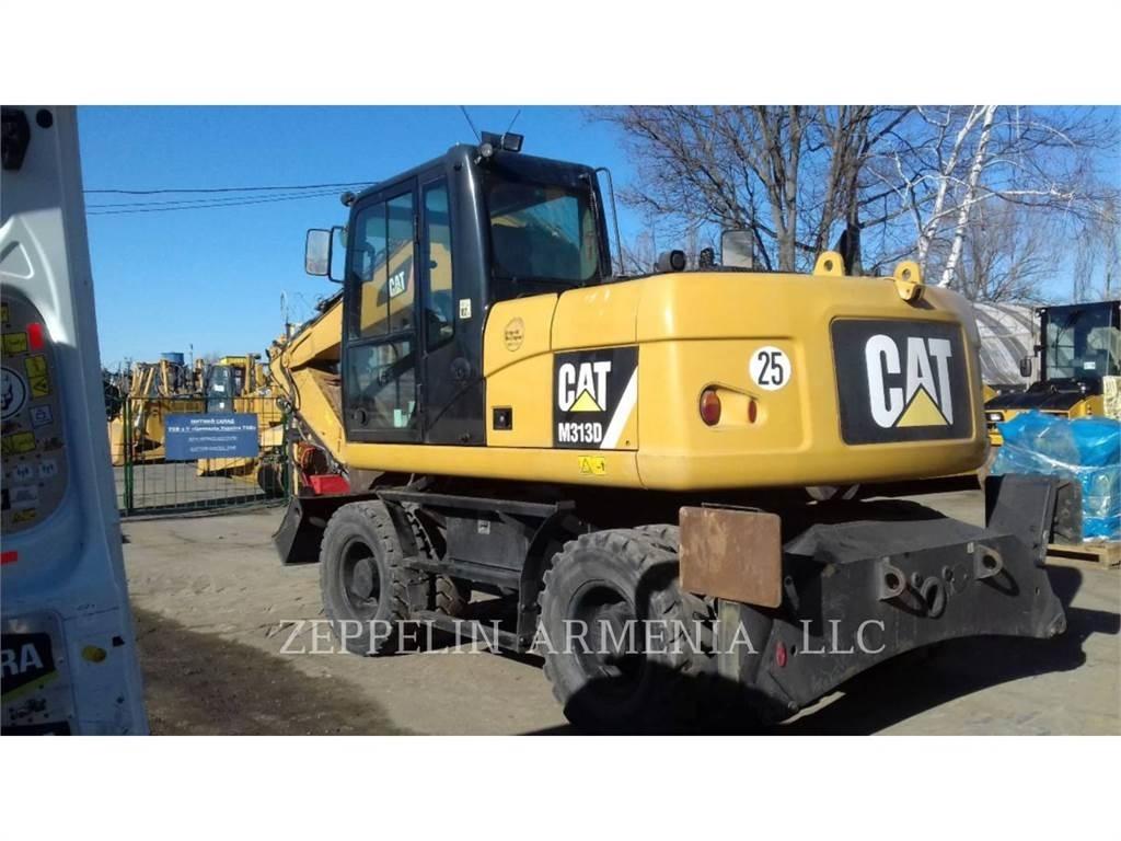 CAT M313D Gumikerekes kotrók