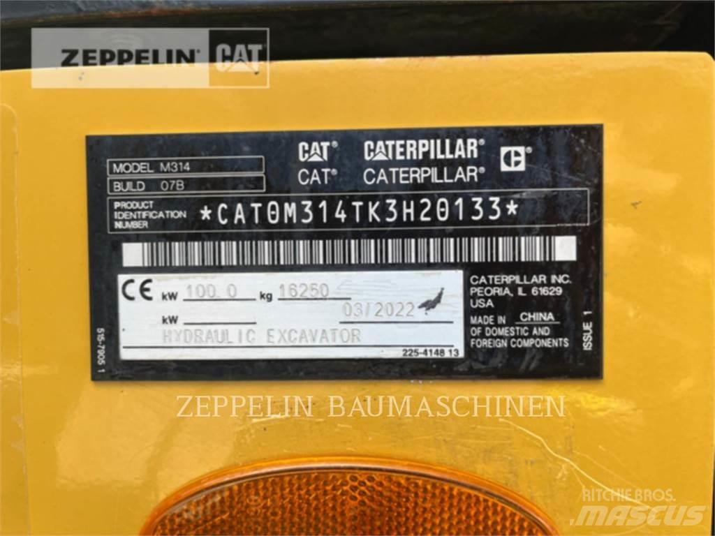 CAT M314-07A Gumikerekes kotrók