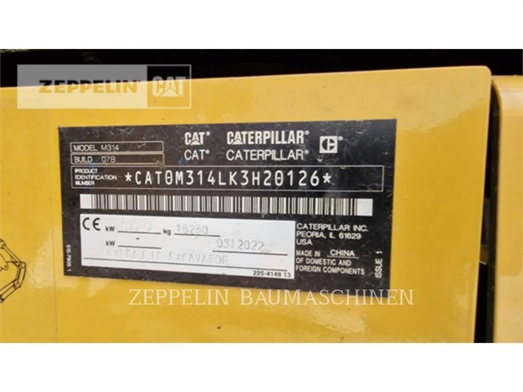 CAT M314-07A Gumikerekes kotrók