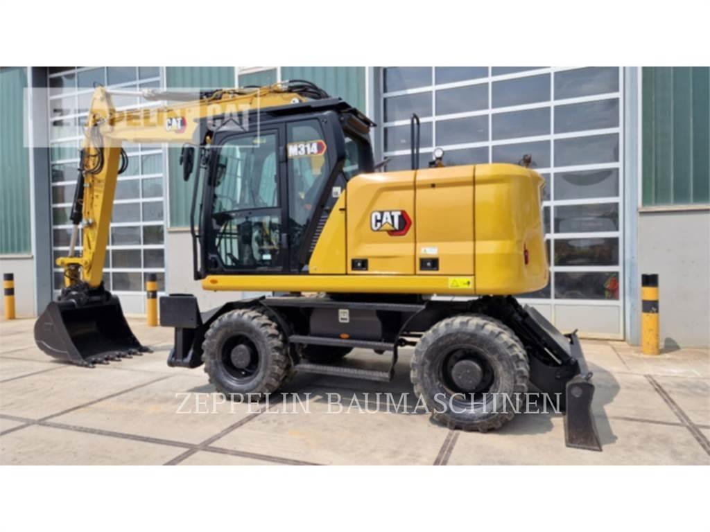 CAT M314-07A Gumikerekes kotrók