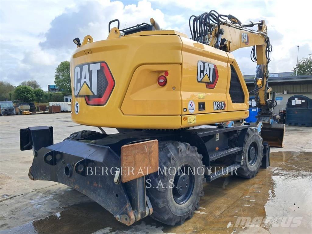 CAT M315 Gumikerekes kotrók