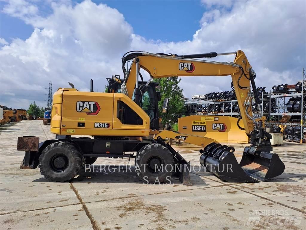 CAT M315 Gumikerekes kotrók