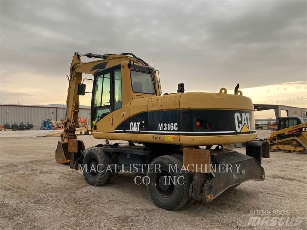 CAT M316C Gumikerekes kotrók