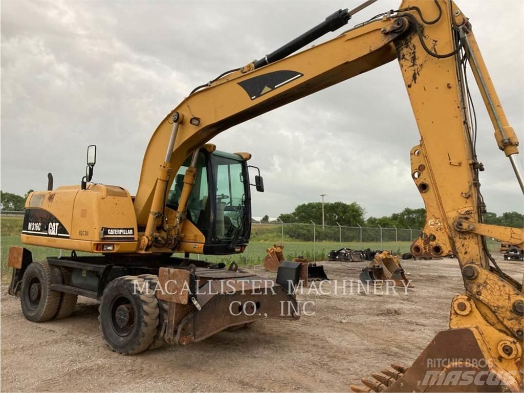 CAT M316C Gumikerekes kotrók