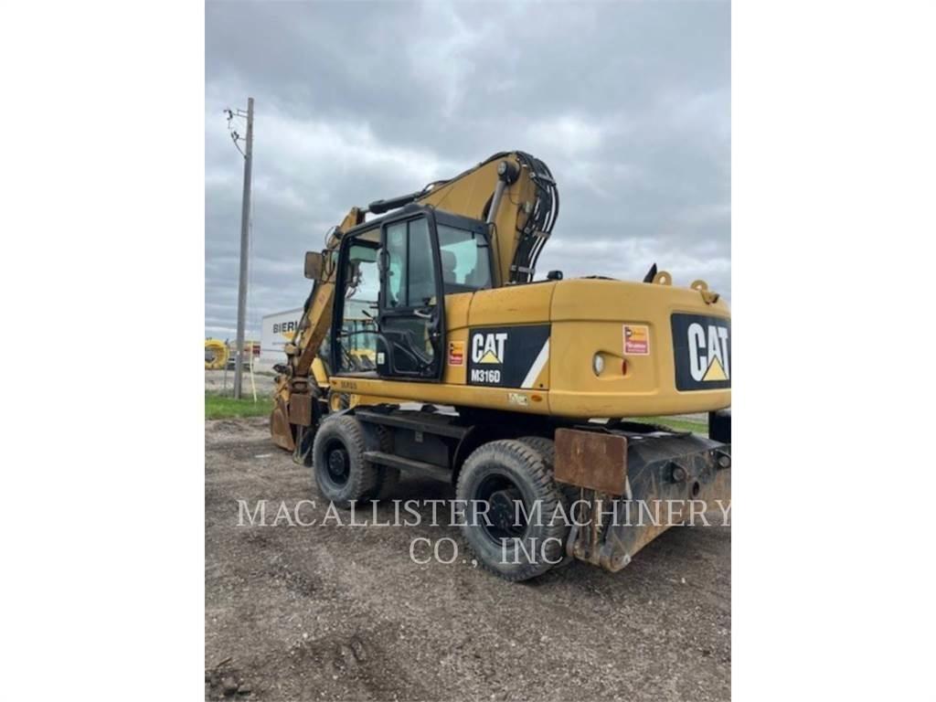 CAT M316D Gumikerekes kotrók