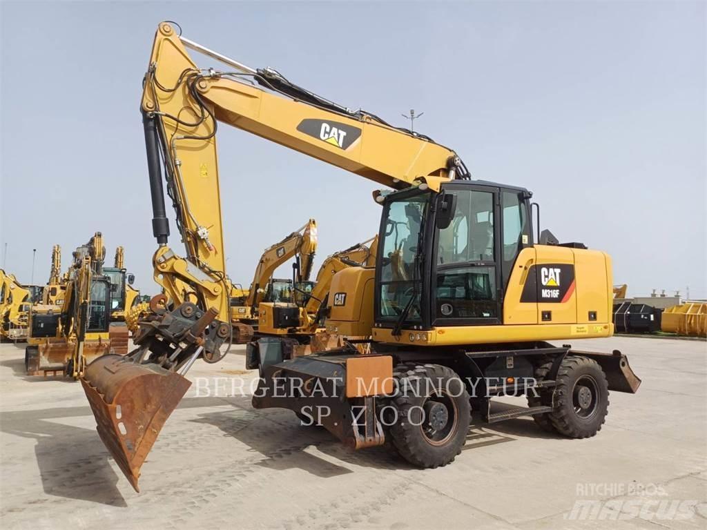 CAT M316F Gumikerekes kotrók
