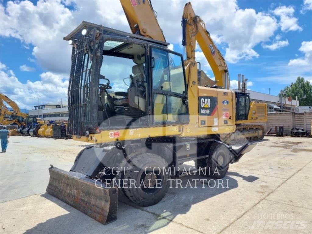 CAT M316F Gumikerekes kotrók