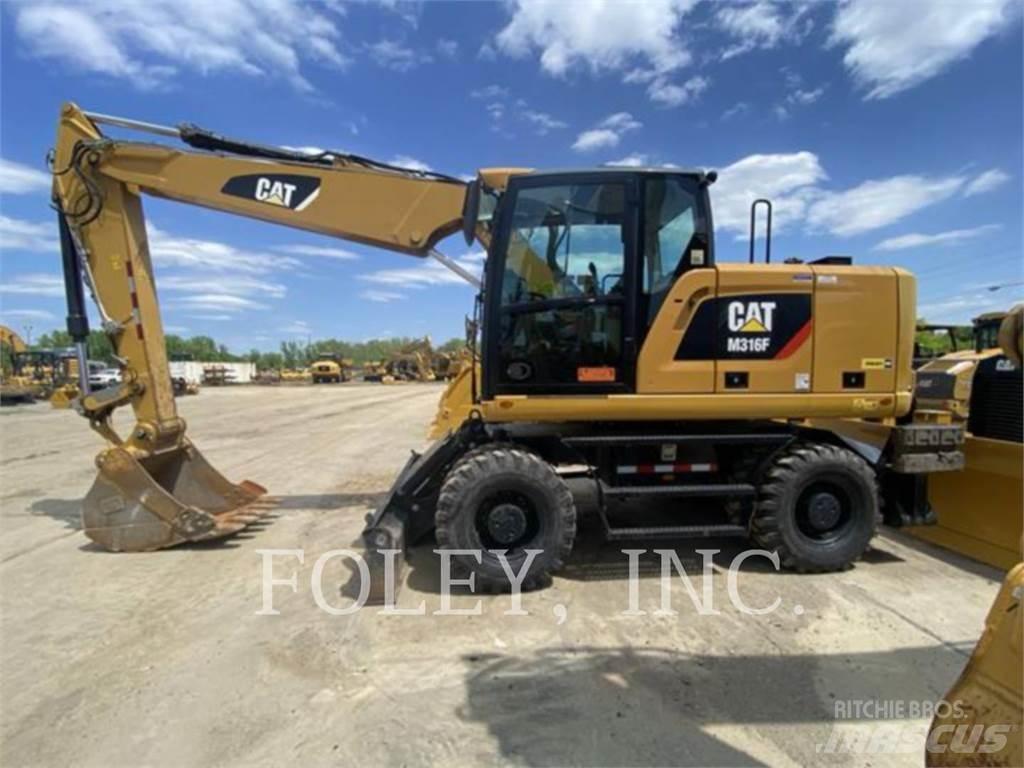 CAT M316F Gumikerekes kotrók