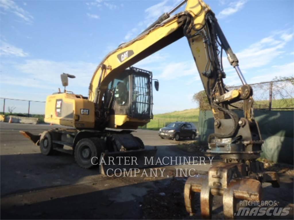 CAT M318F Gumikerekes kotrók