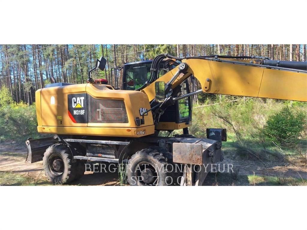 CAT M318F Gumikerekes kotrók