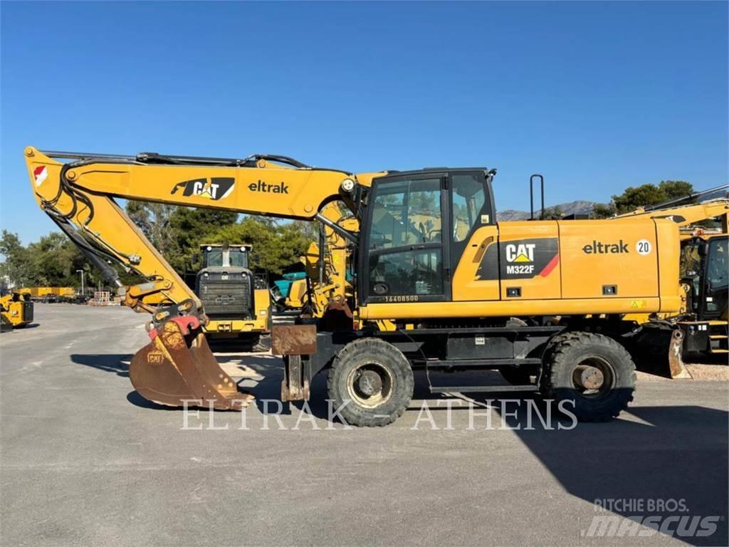 CAT M322F Gumikerekes kotrók