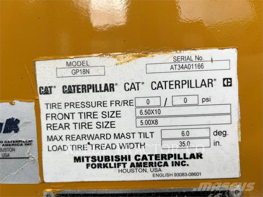 CAT MCFGP18N5 Gázüzemű targoncák