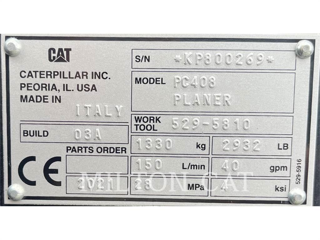 CAT PC408 COLD PLANER Talajgyaluk