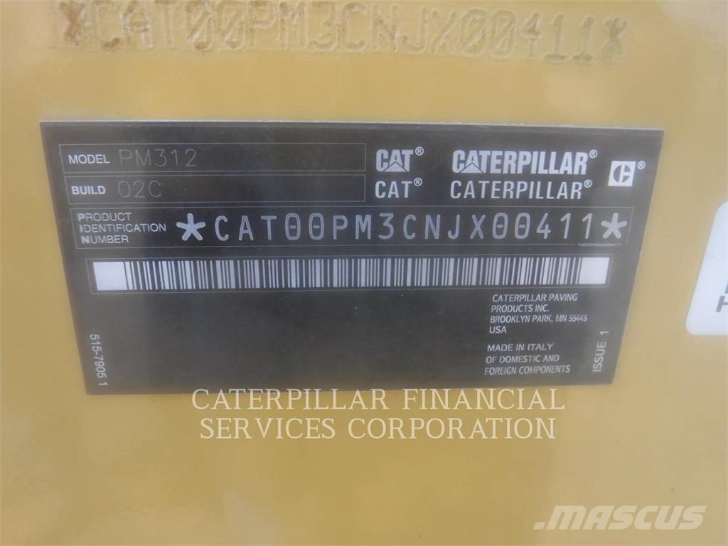 CAT PM312-02 Aszfalt marók