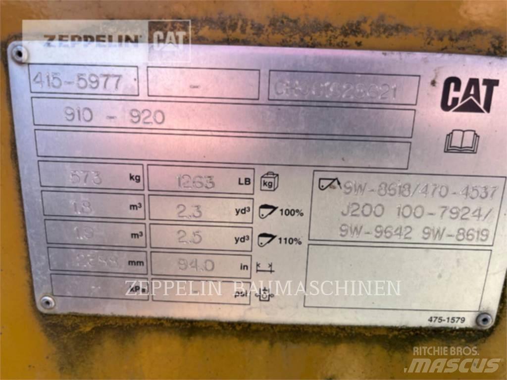 CAT SCHAUFEL CAT 918M Kanalak