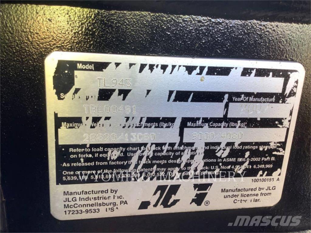 CAT TL943 Teleszkópos rakodók