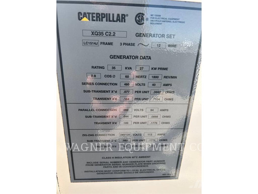 CAT XQ 35 Egyéb Áramfejlesztők