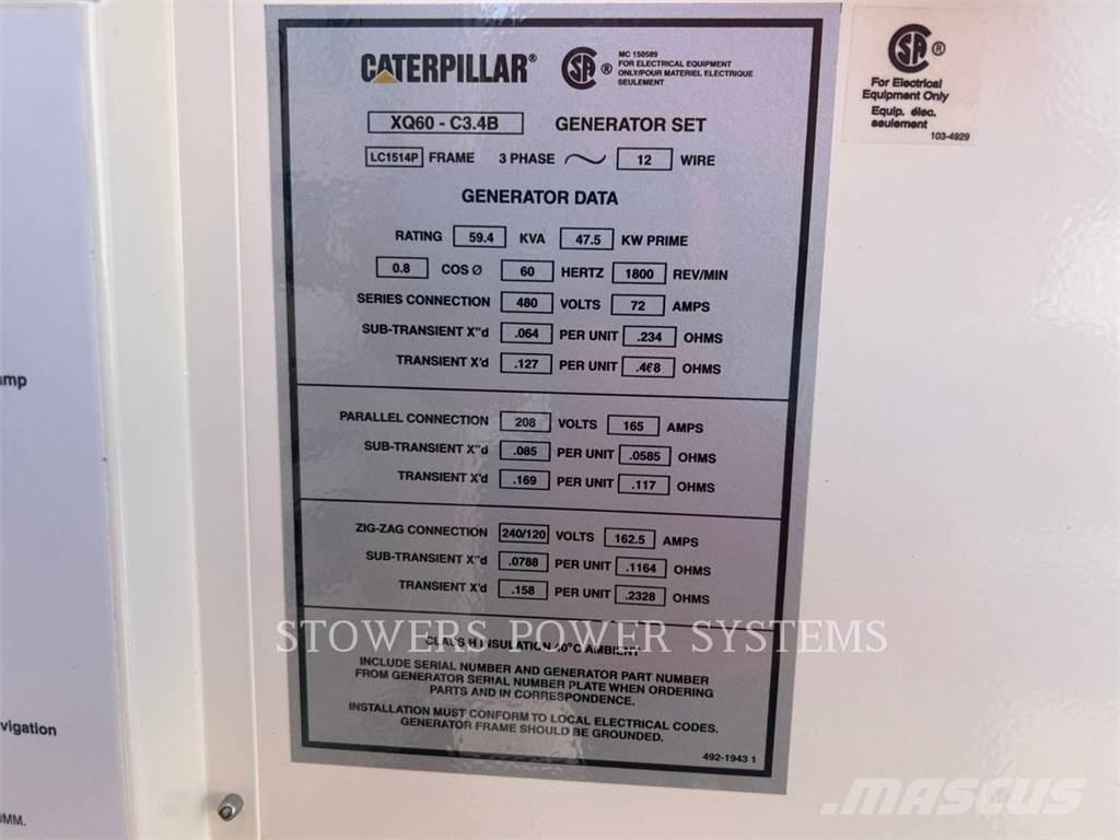CAT XQ60-48KW Egyéb Áramfejlesztők
