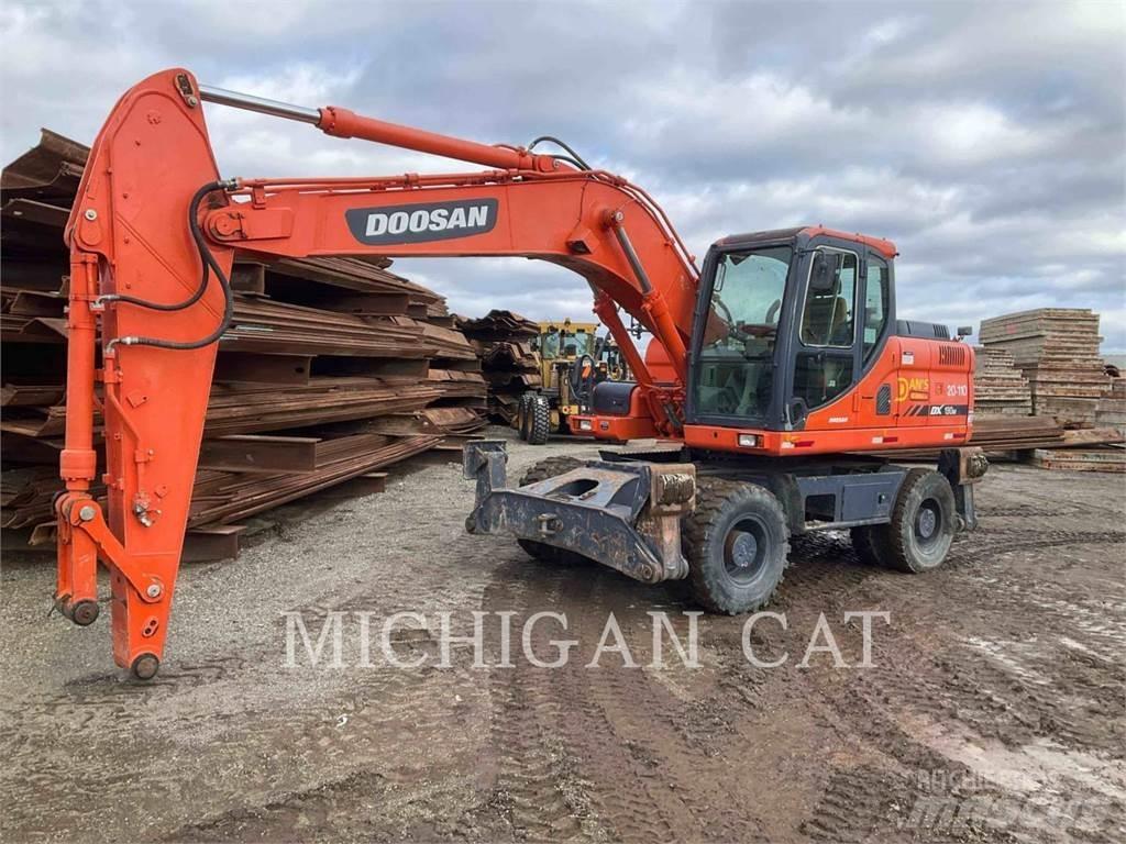 Doosan DX190W Gumikerekes kotrók