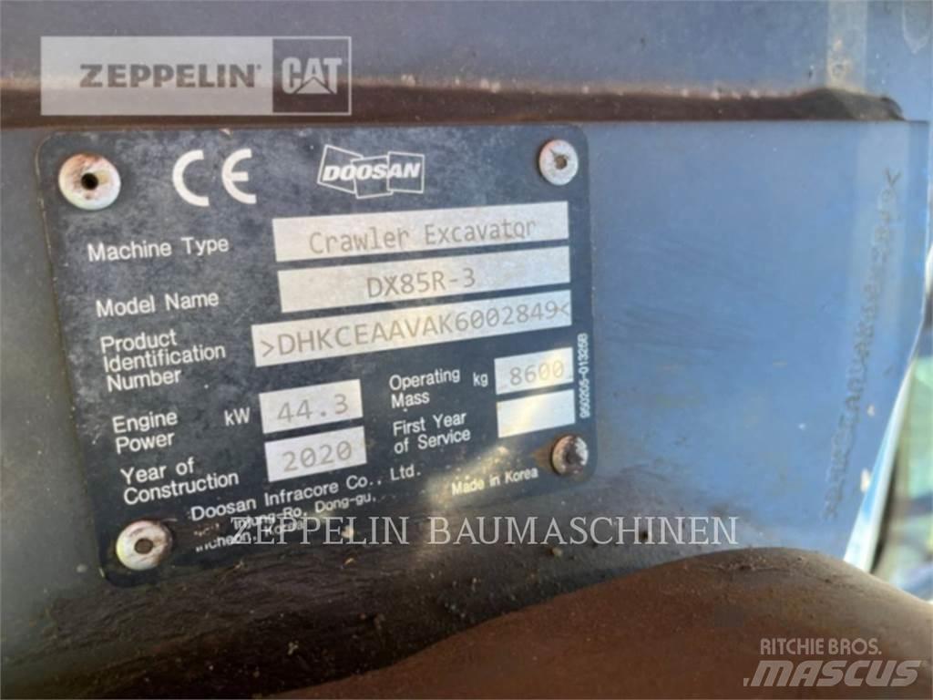 Doosan DX85R-3 Lánctalpas kotrók