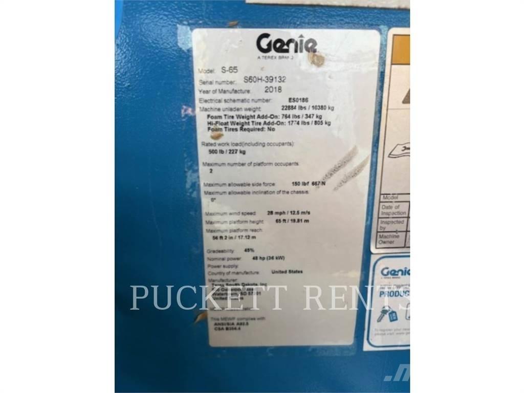 Genie S-65 Karos emelők