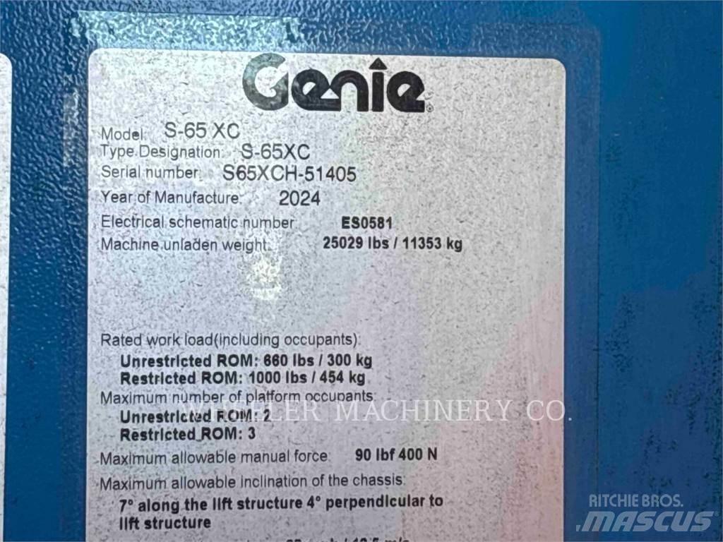 Genie S65XC Karos emelők