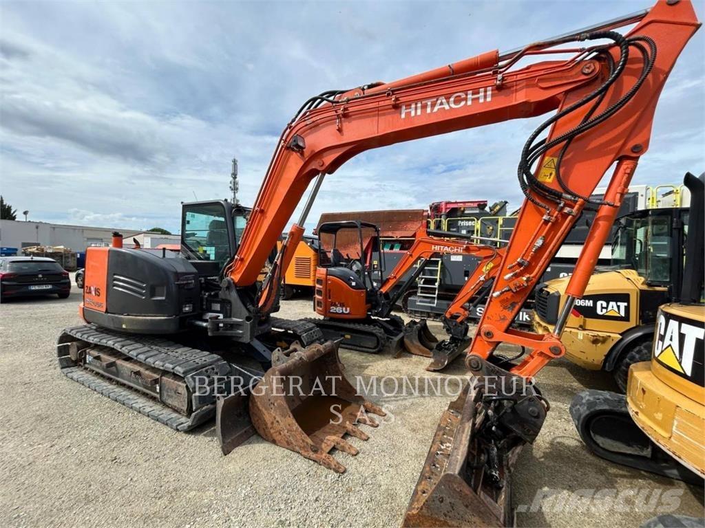 Hitachi ZAXIS85 Gumikerekes homlokrakodók