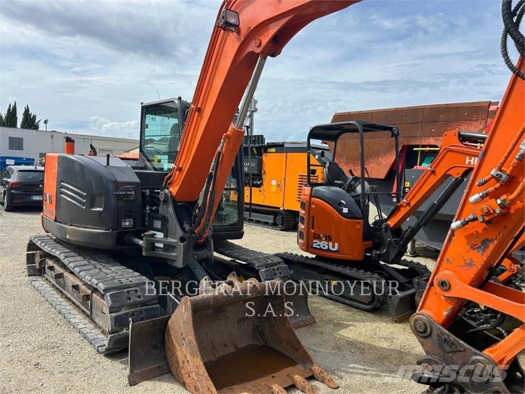 Hitachi ZAXIS85 Gumikerekes homlokrakodók