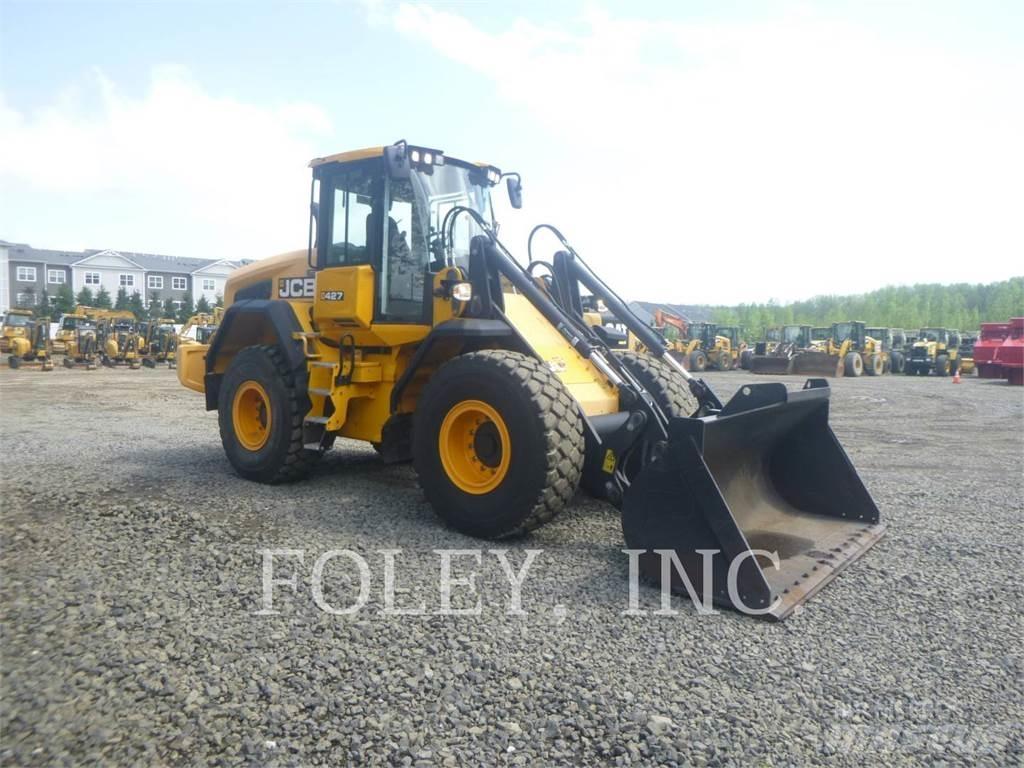 JCB 427 HT T4F Gumikerekes homlokrakodók