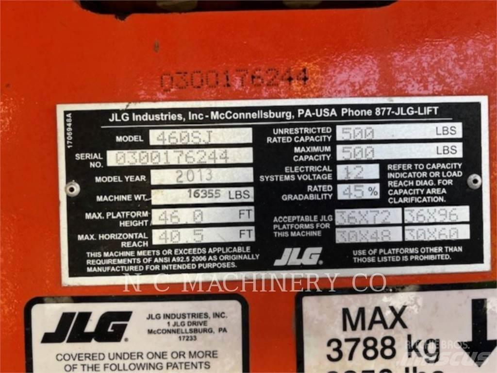 JLG 460SJ Lánctalpas kotrók