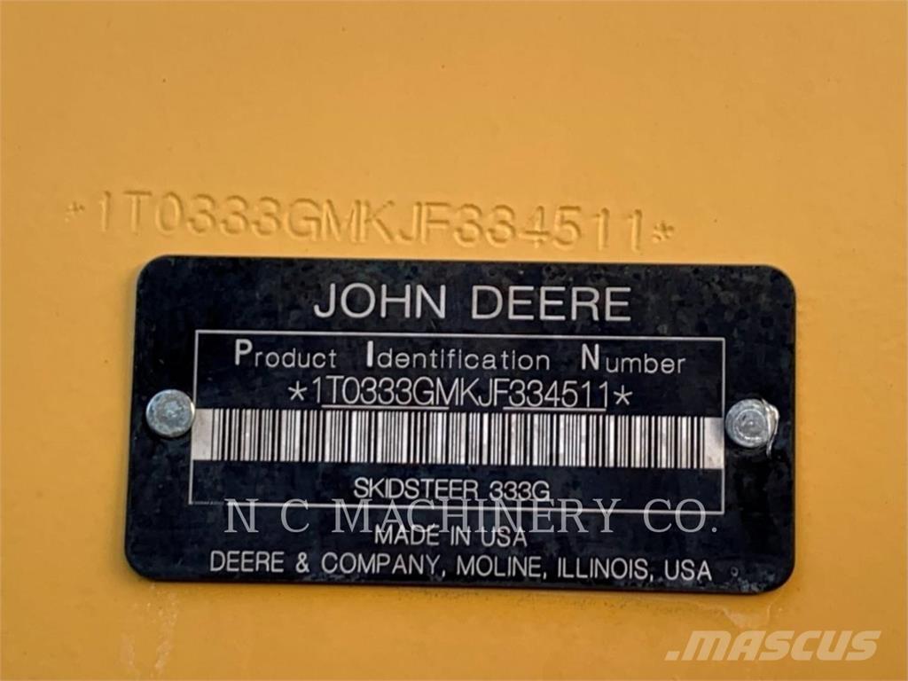 John Deere 333G Kompaktrakodók