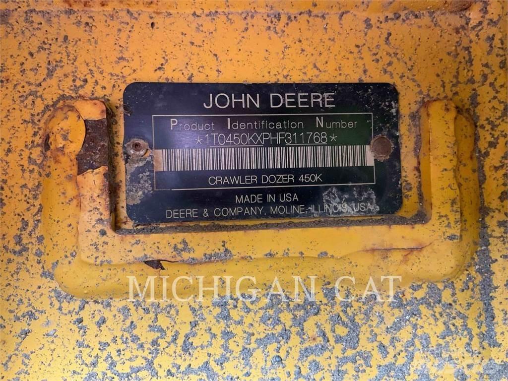 John Deere 450K lánctalpas dózerek