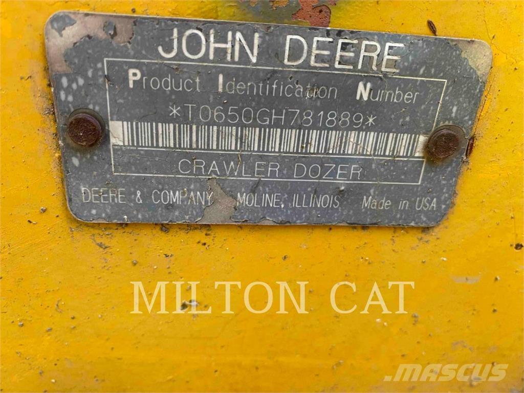 John Deere 650G lánctalpas dózerek