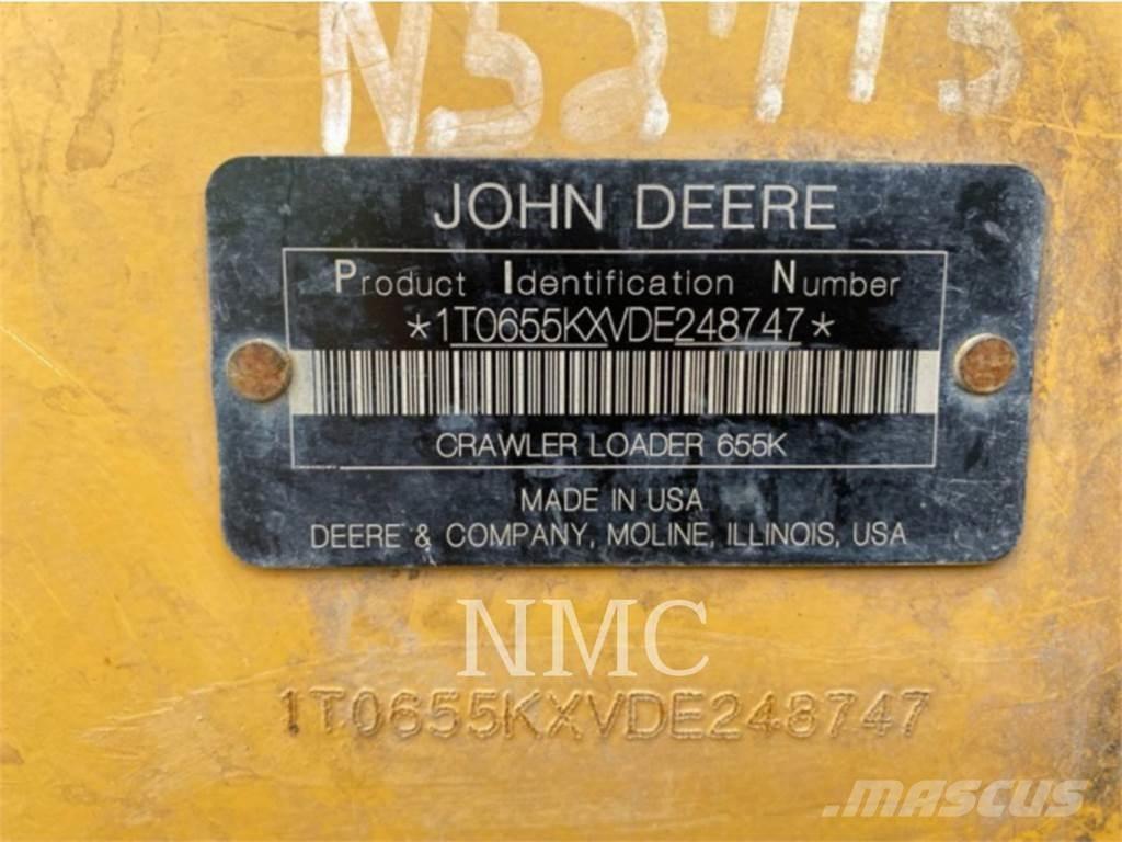 John Deere 655 Lánctalpas homlokrakodók