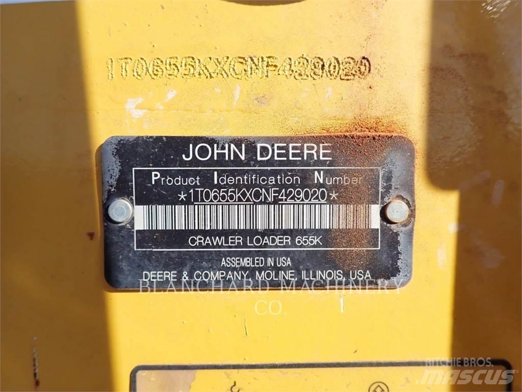 John Deere 655K Lánctalpas homlokrakodók